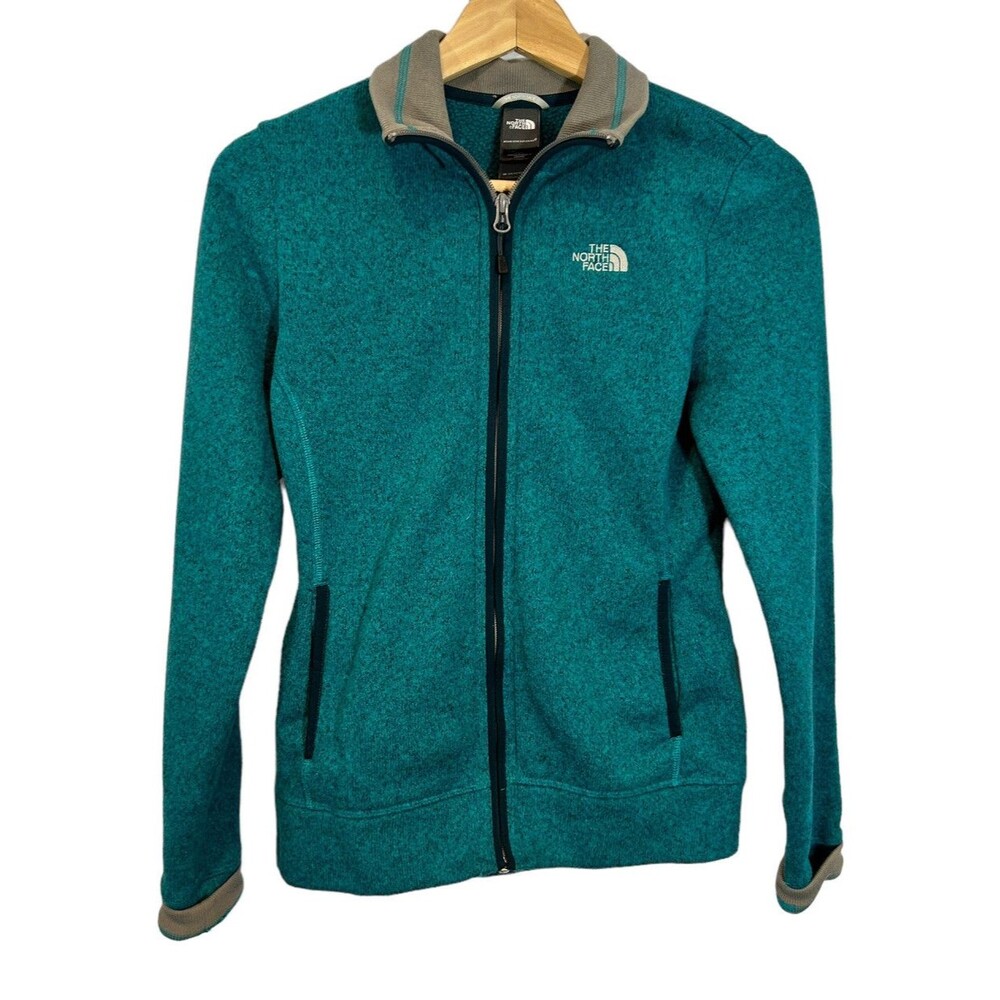 The North Face Women's Full Zip Fleece Jacket - green - Size XS
